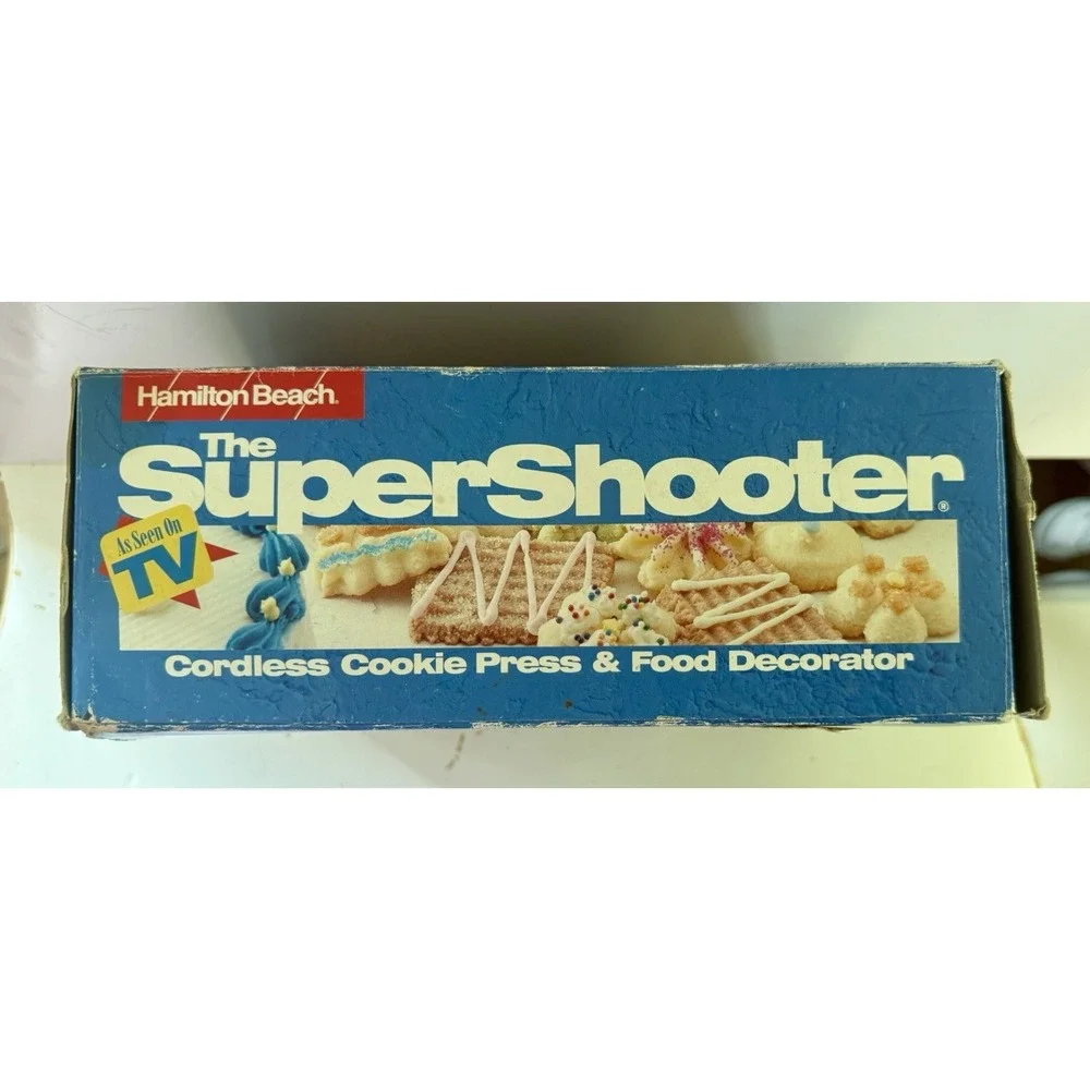 Hamilton Beach Super Shooter Cordless‎ Cookie Press And Food Decorator VTG NIB